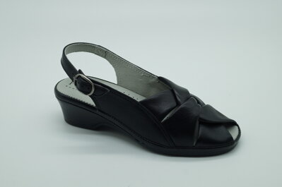 Dámske letné sandále PORTANIA 4X/1154 Black