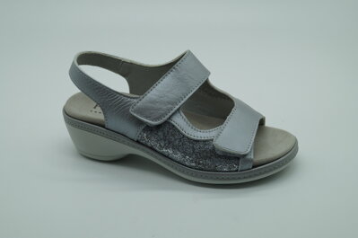 Dámske letné sandále PORTANIA 127/8912 Luxor Silver