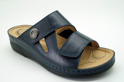 Dámske letné šľapky MEDIC-O 801-6145 Dk.Blue