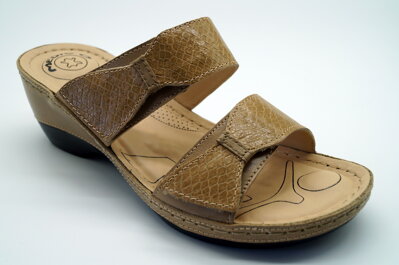 Dámske letné šľapky MEDIC-O 300B-6109 Beige