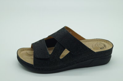 Dámske letné šľapky MEDIC-O 801-6145 Black Bette 