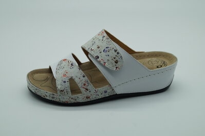 Dámske letné šľapky MEDIC-O 5012-7252 Vita White 