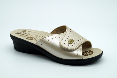 Dámske letné šľapky LE SOFT 317608 Beige