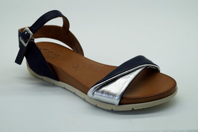 Dámske letné sandále Sherlock Soon 030-20.7005 Blue-Silver