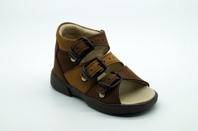 Detské letné sandále MAUS K01 Brown
