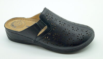 Dámske letné šľapky MEDIC-O 114-6180 Black