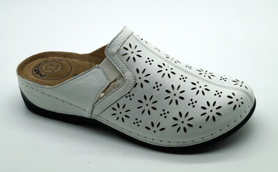 Dámske letné šľapky MEDIC-O 114-6180 White