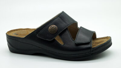 Dámske letné šľapky MEDICO 801-6145 Black