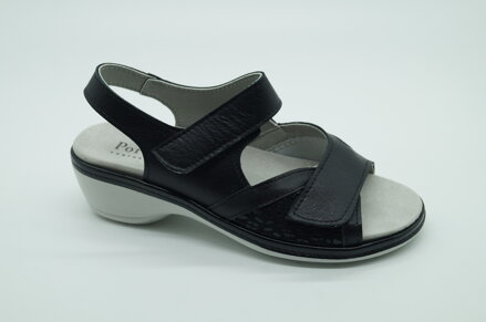 Dámske letné sandále PORTANIA 127/8913 Black