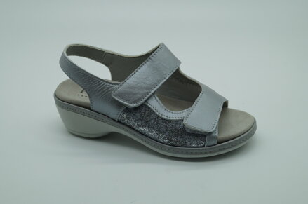 Dámske letné sandále PORTANIA 127/8912 Luxor Silver