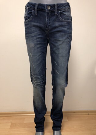 Dámske riflové nohavice Woodland LDNM-57 Blue