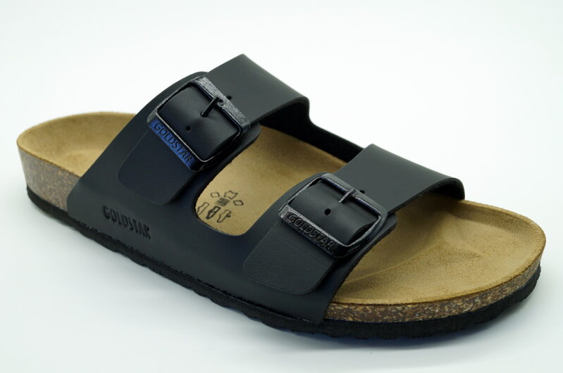 Pánske domáce šľapky GOLDSTAR GS1800 Premier Nero