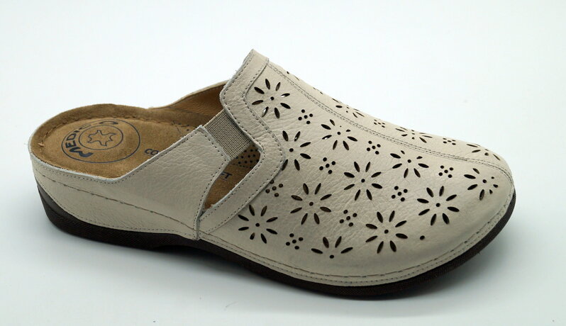 Dámske letné šľapky MEDIC-O 114-6180 Beige