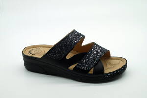 Dámske letné šľapky MEDIC-O 407-6180 Black