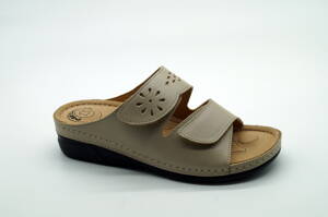Dámske letné šľapky MEDIC-O 1410-6180 Perl.Beige