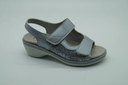 Dámske letné sandále PORTANIA 127/8912 Luxor Silver