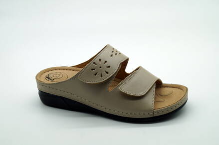 Dámske letné šľapky MEDIC-O 1410-6180 Perl.Beige