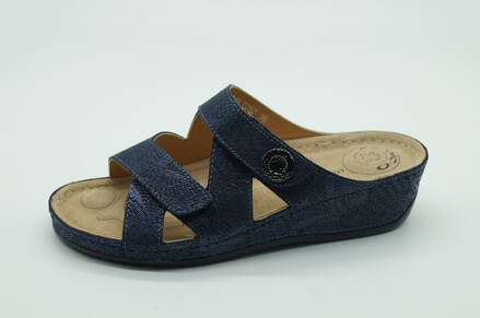 Dámske letné šľapky MEDIC-O 519-7252 Spider Blue