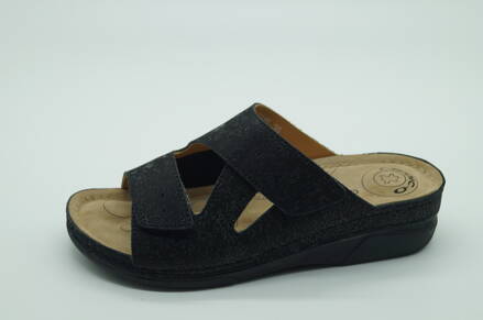 Dámske letné šľapky MEDIC-O 801-6145 Black Bette 