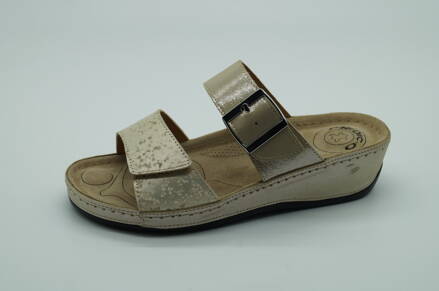 Dámske letné šľapky MEDIC-O 2162-7252 Beige
